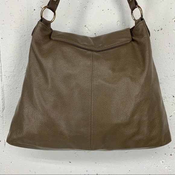 Onna Ehrlich Taupe Tassel Leather Shoulder Bag - Picture 4 of 16